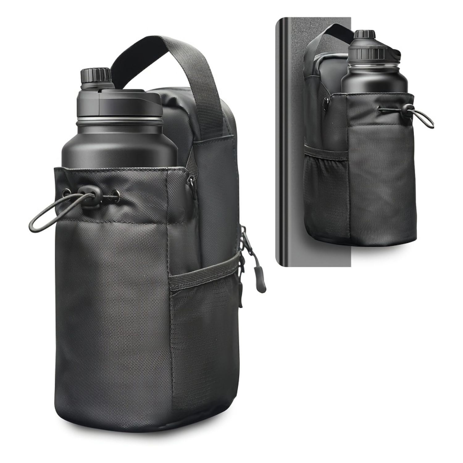 Bolso Magnético Para Gym Porta Botella Celular Toalla Llaves